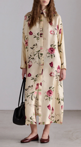 Rose and Tulip Chemisier Dress
