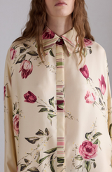 Rose and Tulip Chemisier Dress