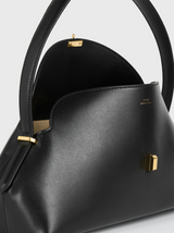 T-lock leather shoulder black