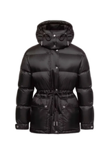 Sesie Hooded Mid-Length Down Jacket