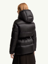 Sesie Hooded Mid-Length Down Jacket