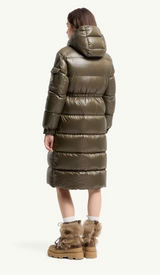 Cavettaz Hooded Long Down Jacket