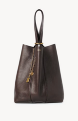 CHLOÉ SPIN TOTE BAG IN GRAINED LEATHER