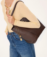 CHLOÉ SPIN TOTE BAG IN GRAINED LEATHER