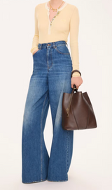 CHLOÉ SPIN TOTE BAG IN GRAINED LEATHER