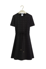 Short Flared Cannage Dress