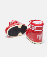 ICON LOW RED NYLON BOOTS