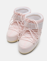 ICON LOW PINK NYLON BOOTS