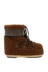 ICON LOW BROWN FLEECE BOOTS