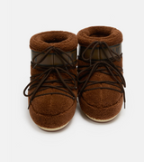 ICON LOW BROWN FLEECE BOOTS