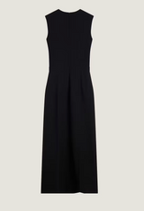 Midi dress in wool