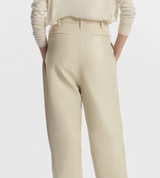 Pleated Pants in Leather