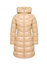 Marusse Hooded Mid-Length Down Jacket