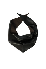 LEATHER TRIANGLE SCARF IN SOFT NAPPA LAMB LEATHER
