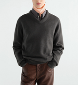 V-NECK SWEATER IN CASHMERE