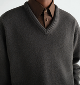 V-NECK SWEATER IN CASHMERE