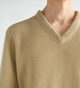 V-NECK SWEATER IN CASHMERE