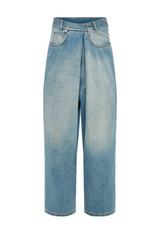 WRAP DENIM JEANS