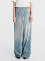 WRAP DENIM JEANS