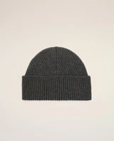 GREY WOOL BEANIE WITH AMI DE COEUR