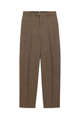BALLOON-FIT WOOL TROUSERS