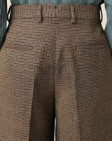 BALLOON-FIT WOOL TROUSERS