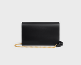 ENVELOPE WALLET ON CHAIN IN Shiny calfskin