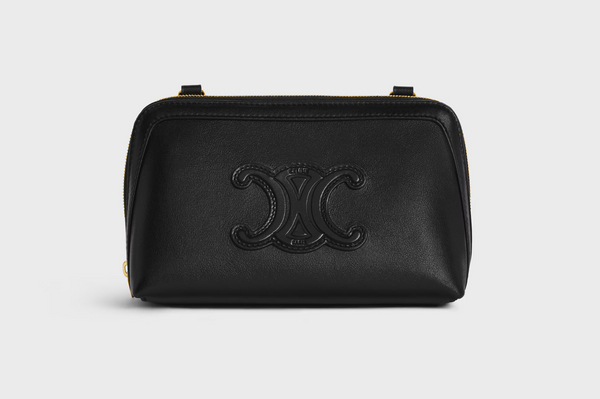 CLUTCH ON CHAIN IN SMOOTH CALFSKIN