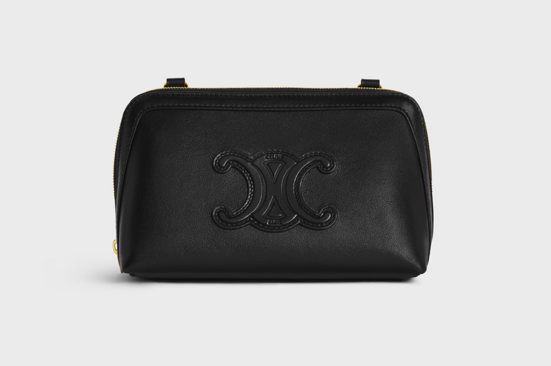 CLUTCH ON CHAIN IN SMOOTH CALFSKIN