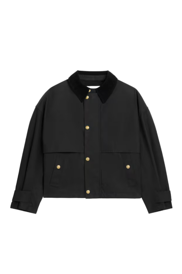 JACKET IN WAXED COTTON