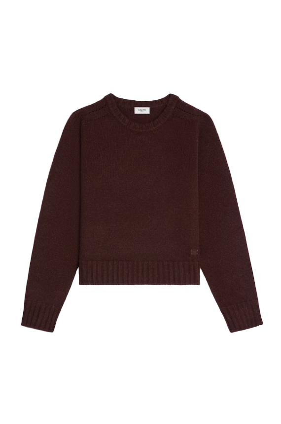 CREWNECK SWEATER IN SEAMLESS CASHEMIRE