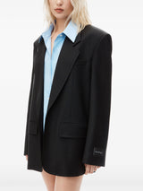 Alexander Wang Pre - styled layered single - breasted blazer - LISKAFASHION