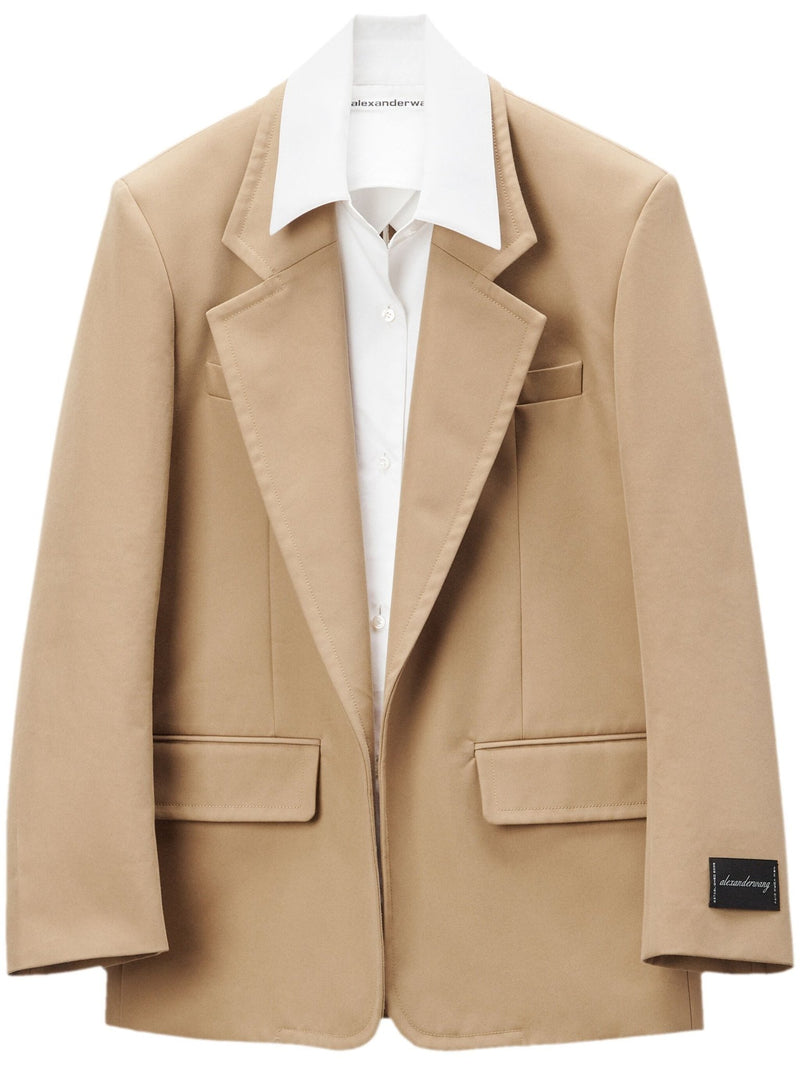 Alexander Wang Pre - styled layered single - breasted blazer - LISKAFASHION