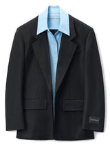 Alexander Wang Pre - styled layered single - breasted blazer - LISKAFASHION