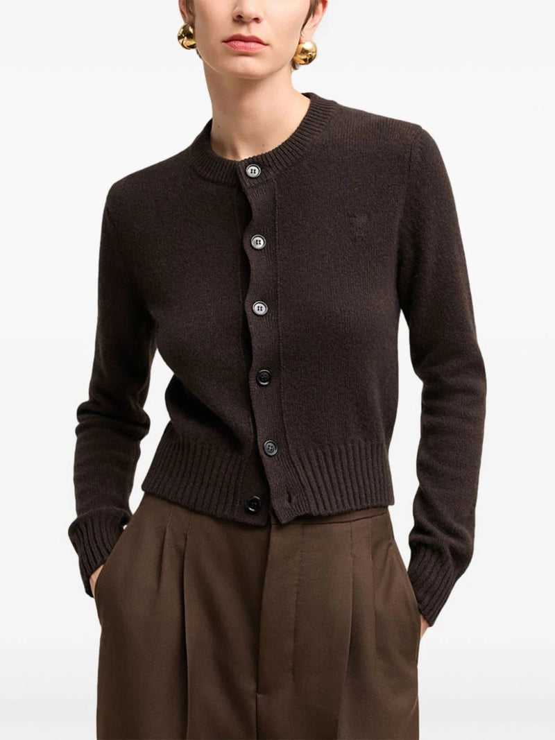 Ami de Coeur cashmere - blend cardigan - LISKAFASHION