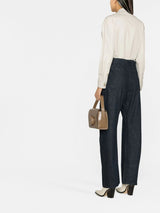 belted straight - leg trousers - LISKAFASHION