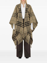 Burberry check cape - LISKAFASHION