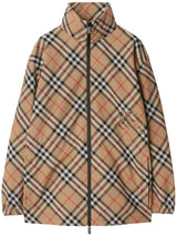 check - pattern jacket - LISKAFASHION