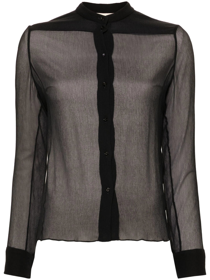 Chloé chiffon - crepe silk shirt - LISKAFASHION