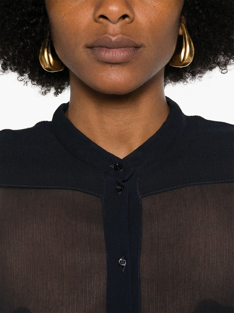 Chloé chiffon - crepe silk shirt - LISKAFASHION