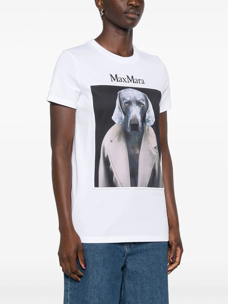 Cipria dog - print T - shirt - LISKAFASHION