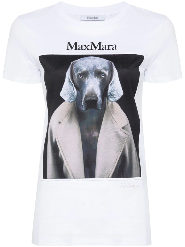 Cipria dog - print T - shirt - LISKAFASHION