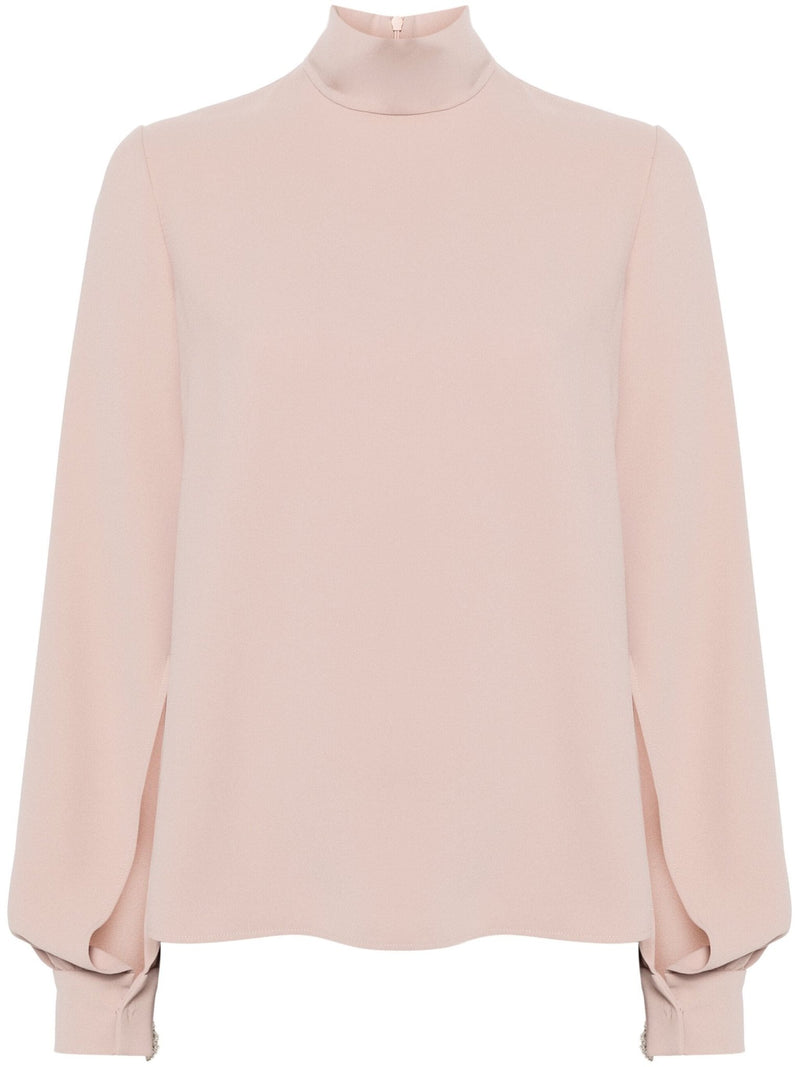 crepe blouse - LISKAFASHION