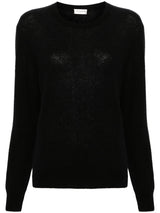 crew - neck cashmere - blend jumper - LISKAFASHION