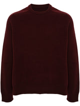 crew - neck wool sweater - LISKAFASHION