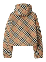 cropped reversible check jacket - LISKAFASHION