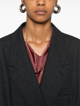 double - breasted tailored blazer - LISKAFASHION