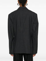 double - breasted tailored blazer - LISKAFASHION