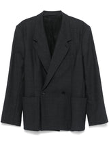 double - breasted tailored blazer - LISKAFASHION