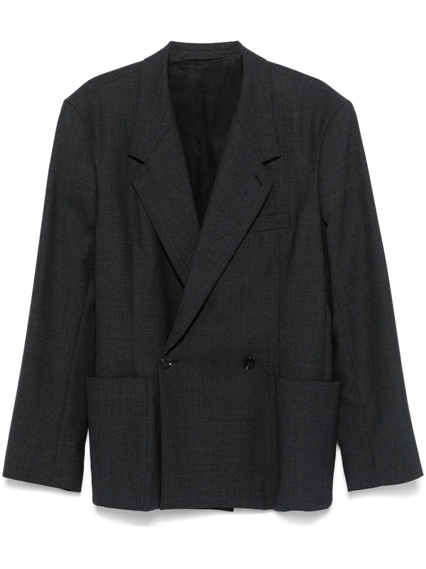 double - breasted tailored blazer - LISKAFASHION